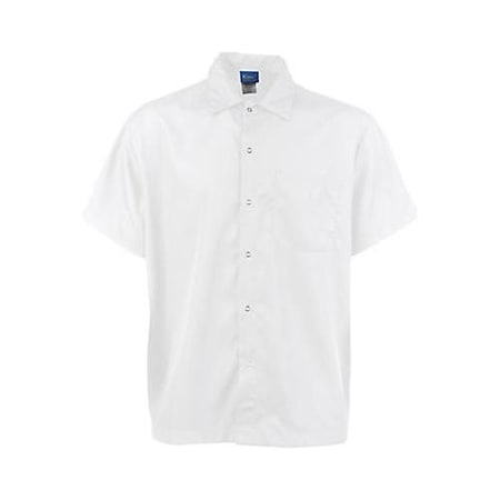 Kng XS White Snap Front Cooks Shirt 1140XS